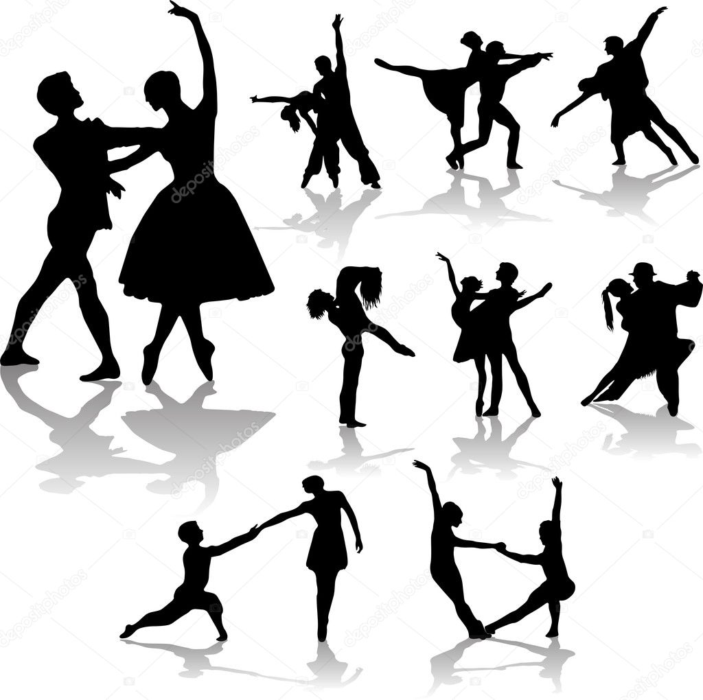 Dancer Silhouette Vector