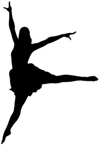 Dancer Silhouette Vector Free