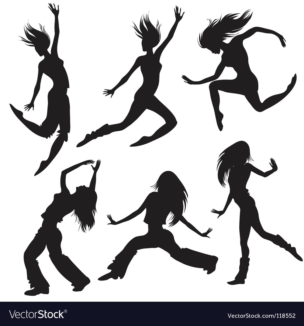 Dancer Silhouette Vector Free