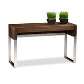 Dark Wood Console Table With Drawers