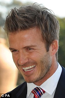 David Beckham Hair Comb Over