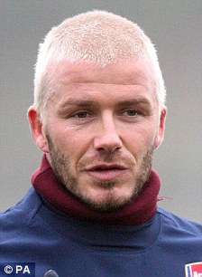 David Beckham Hair Comb Over