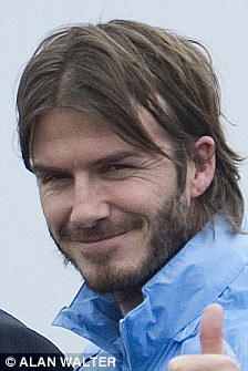 David Beckham Hair Comb Over