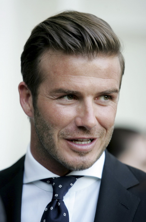 David Beckham Hair Comb Over