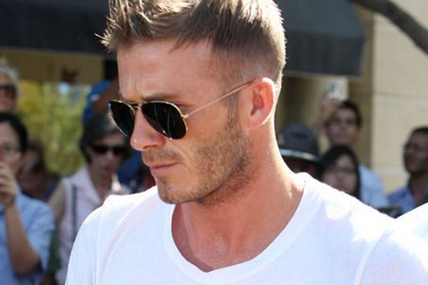 David Beckham Haircut Back