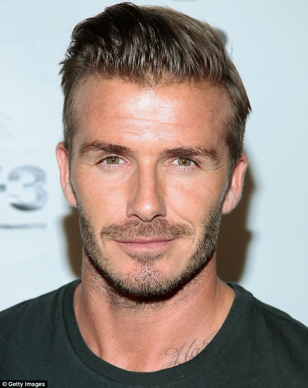 David Beckham Haircut Back