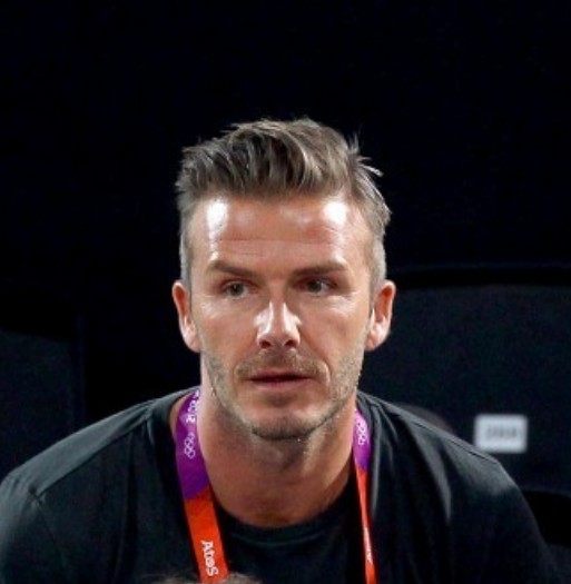 David Beckham Haircut Back