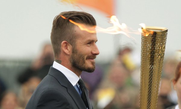 David Beckham Haircut Back