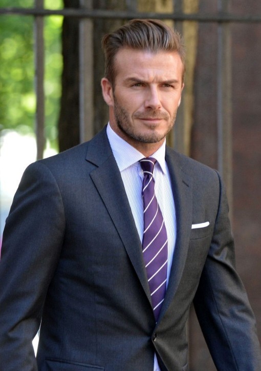 David Beckham Hairstyle 2013