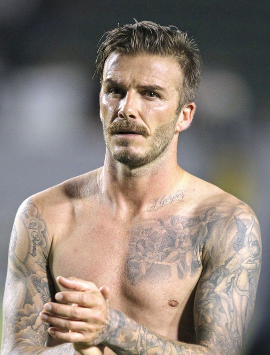 David Beckham Hairstyles 2013