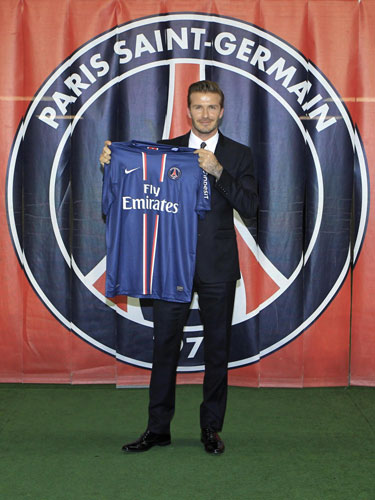 David Beckham Psg Jersey