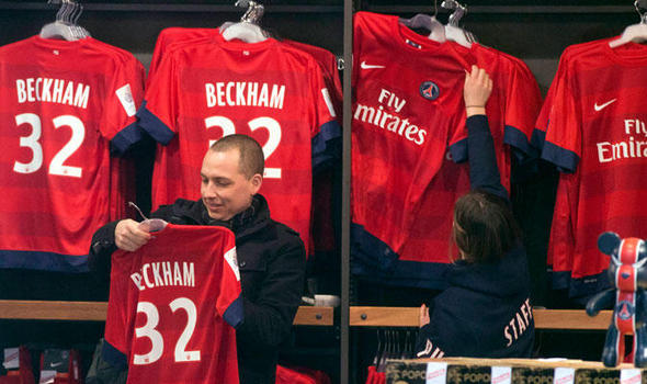 David Beckham Psg Jersey For Sale