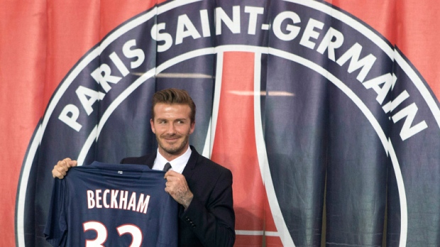 David Beckham Psg Jersey Number