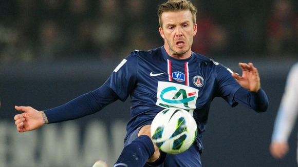 David Beckham Psg Last Game