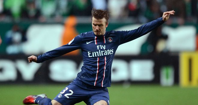 David Beckham Psg Last Game