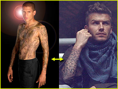 David Beckham Tattoos