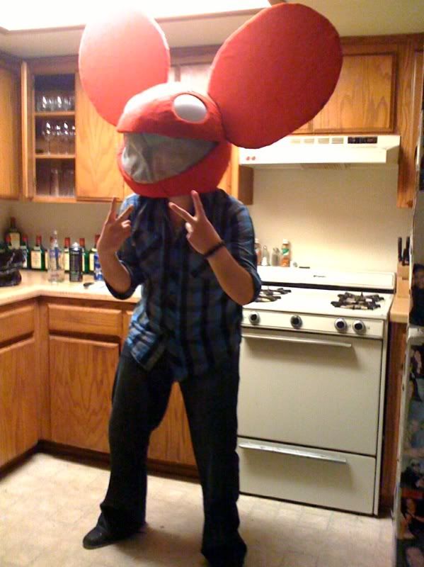 Deadmau5 Head Black And Red