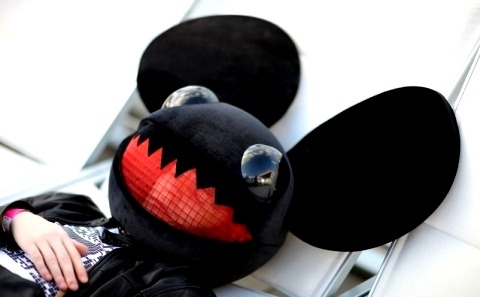 Deadmau5 Head Black And Red