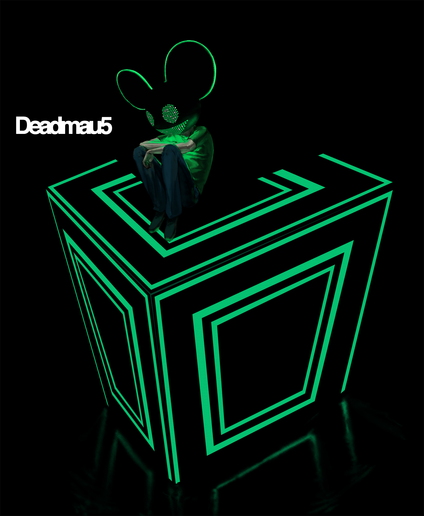 Deadmau5 Logo Green