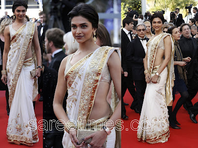 Deepika Padukone In Saree Latest