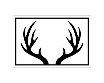 Deer Antlers Silhouette