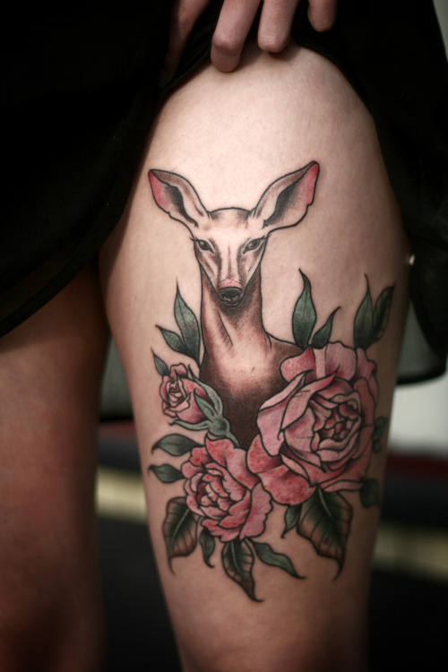 Deer Antlers Tattoo