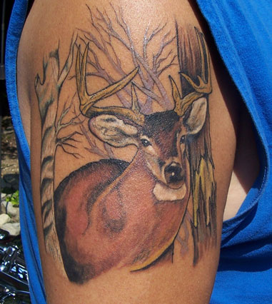 Deer Antlers Tattoo Designs