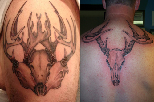 Deer Antlers Tattoo Designs