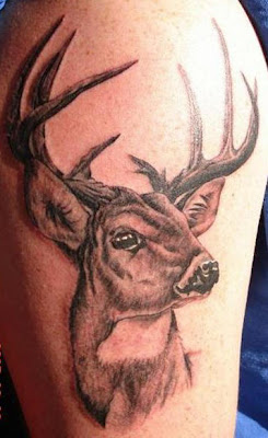 Deer Antlers Tattoo Tribal