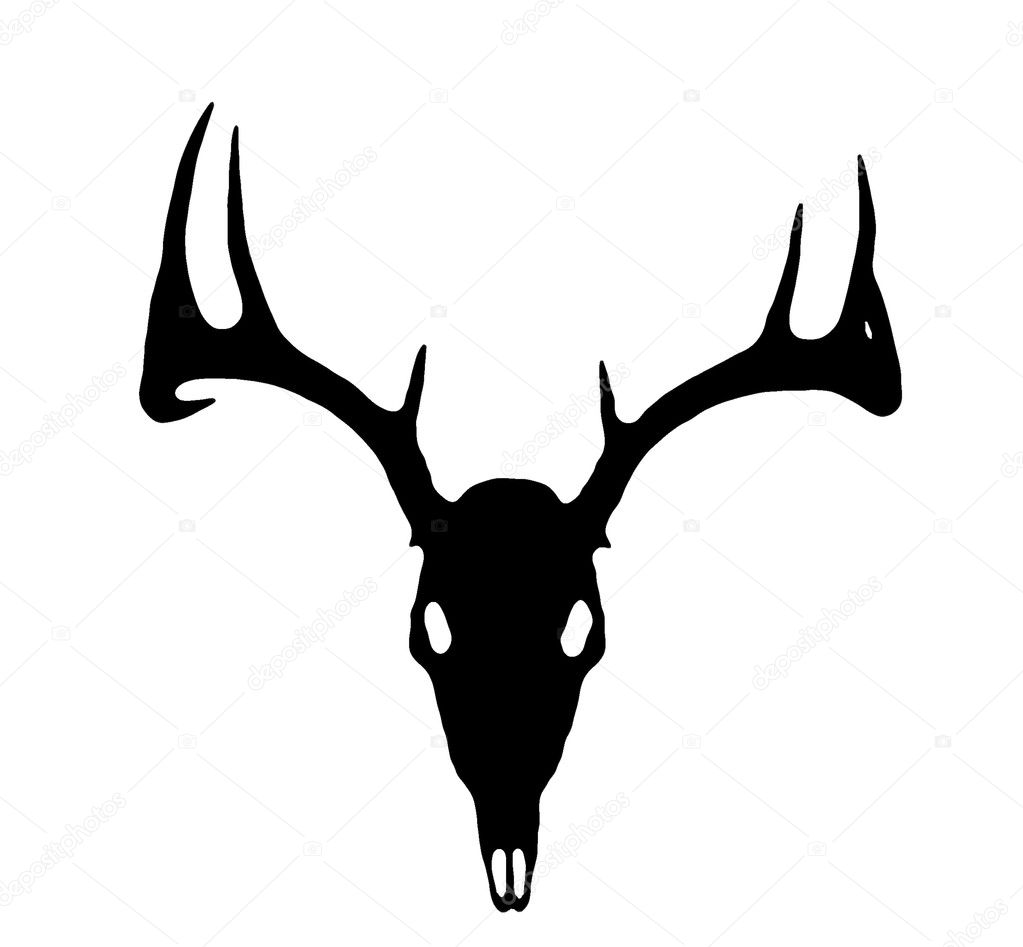 Deer Head Silhouette