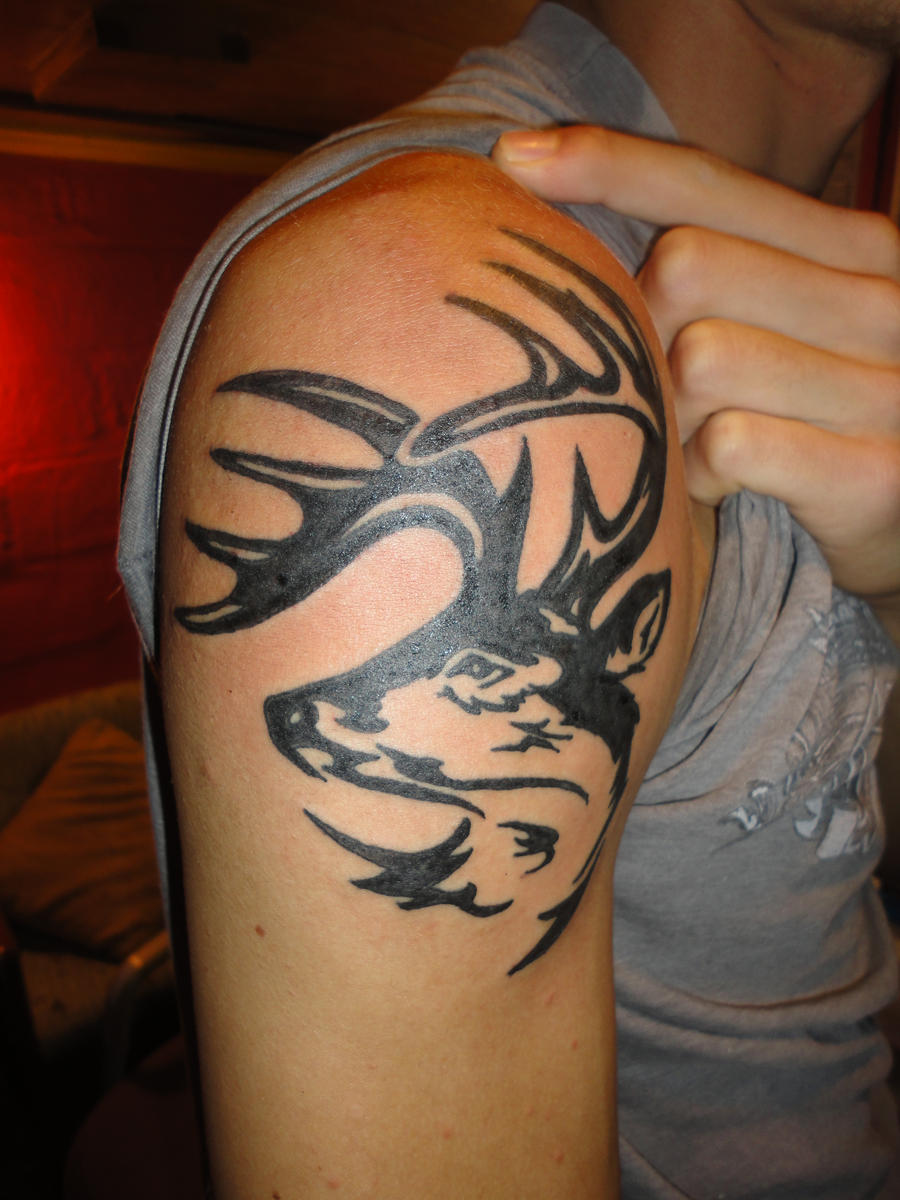 Deer Head Tattoo