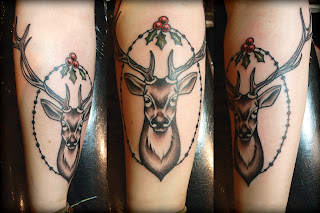 Deer Head Tattoo Designs