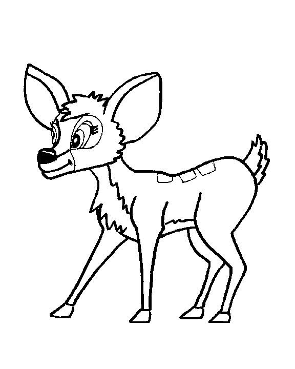 Deer Pictures To Color