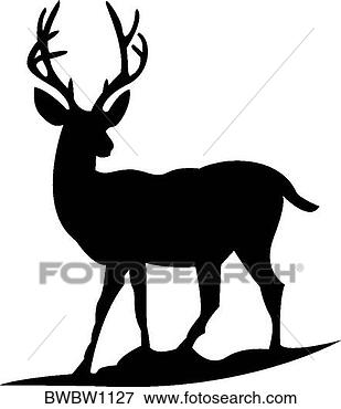 Deer Silhouette Art