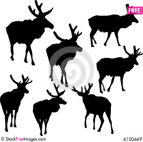 Deer Silhouette Free