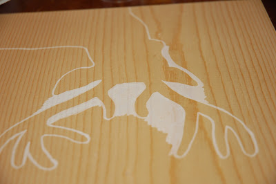 Deer Silhouette Stencil