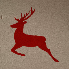 Deer Silhouette Stencil