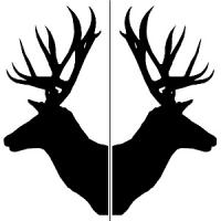 Deer Silhouette Stencil