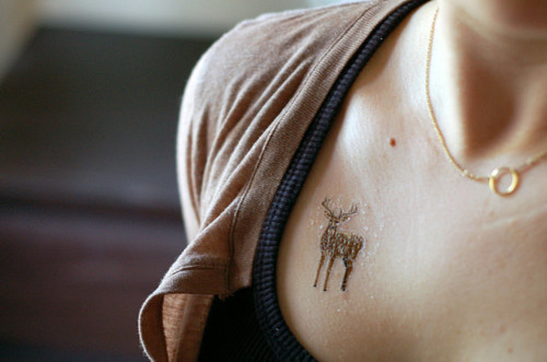 Deer Silhouette Tattoo