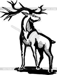 Deer Silhouette Tattoo