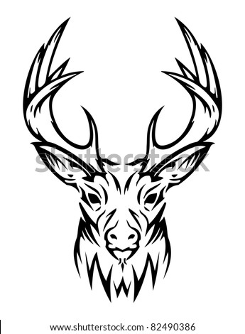 Deer Silhouette Tattoo