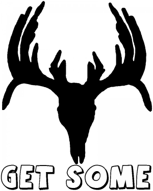 Deer Skull Decal