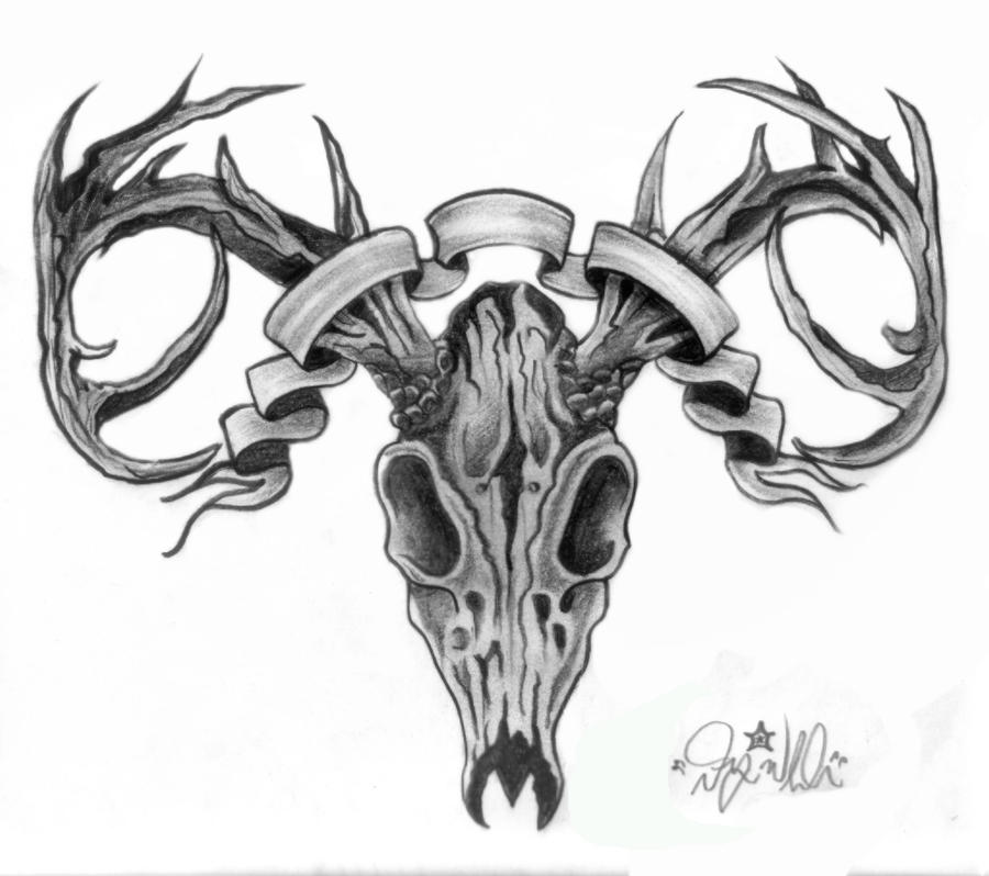 Deer Skull Logo