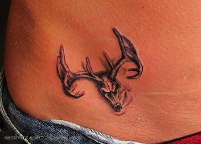 Deer Skull Tattoo Drawings