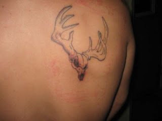 Deer Skull Tattoo Drawings