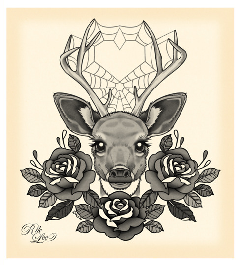 Deer Tattoo Designs