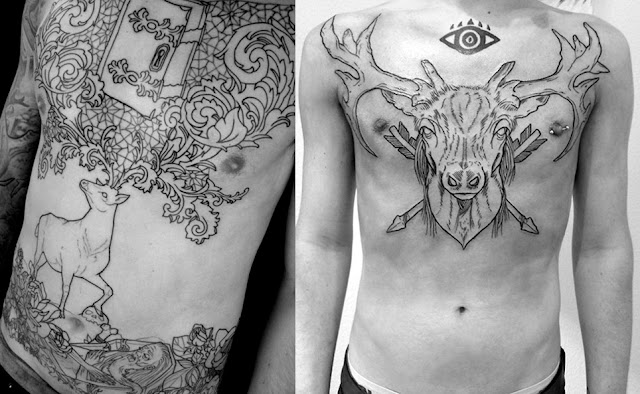 Deer Tattoo Designs For Girls