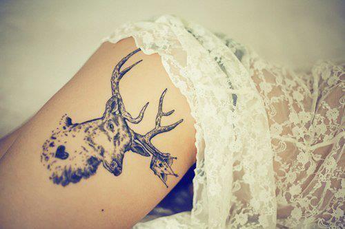 Deer Tattoo Designs For Women