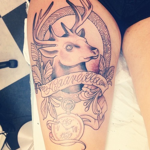 Deer Tattoos For Girls