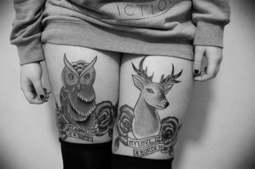 Deer Tattoos For Girls